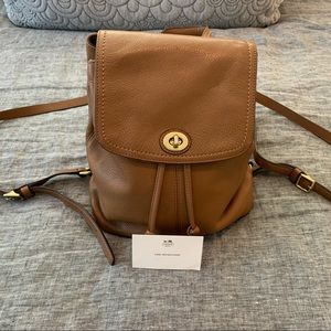 Coach Backpack, Camel Color